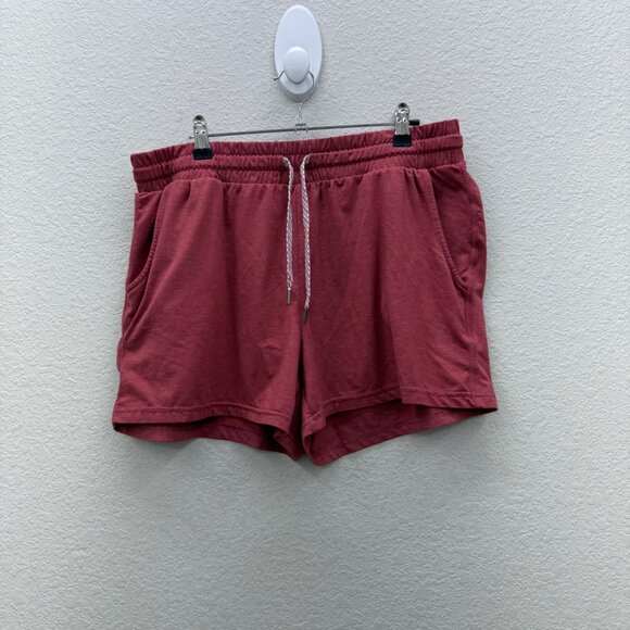 Members Mark Sierra Heather Favorite Drawstring Waist Soft Shorts Womens size XL - Picture 1 of 8